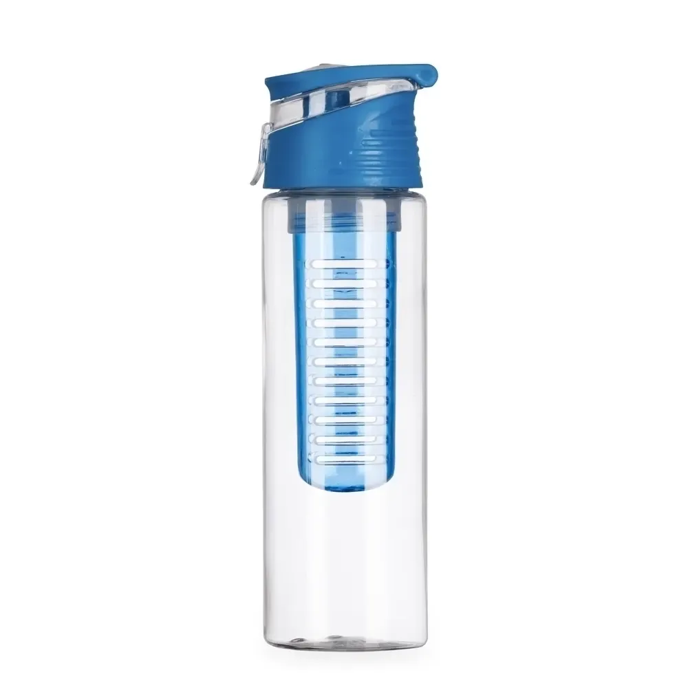 Squeeze plástico personalizado 700ml com infusor, azul