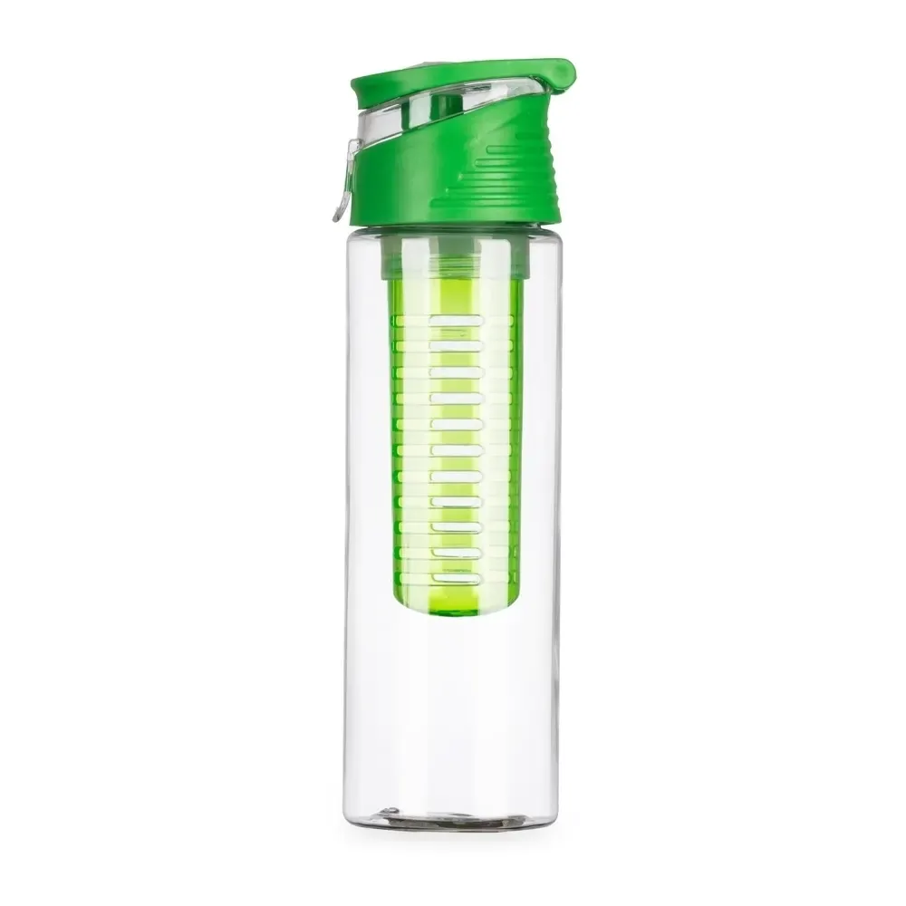 Squeeze plástico personalizado 700ml com infusor, verde claro