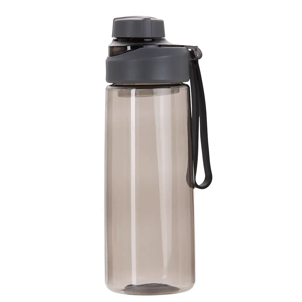 Squeeze plástico personalizado 700ml com peneira, fumê