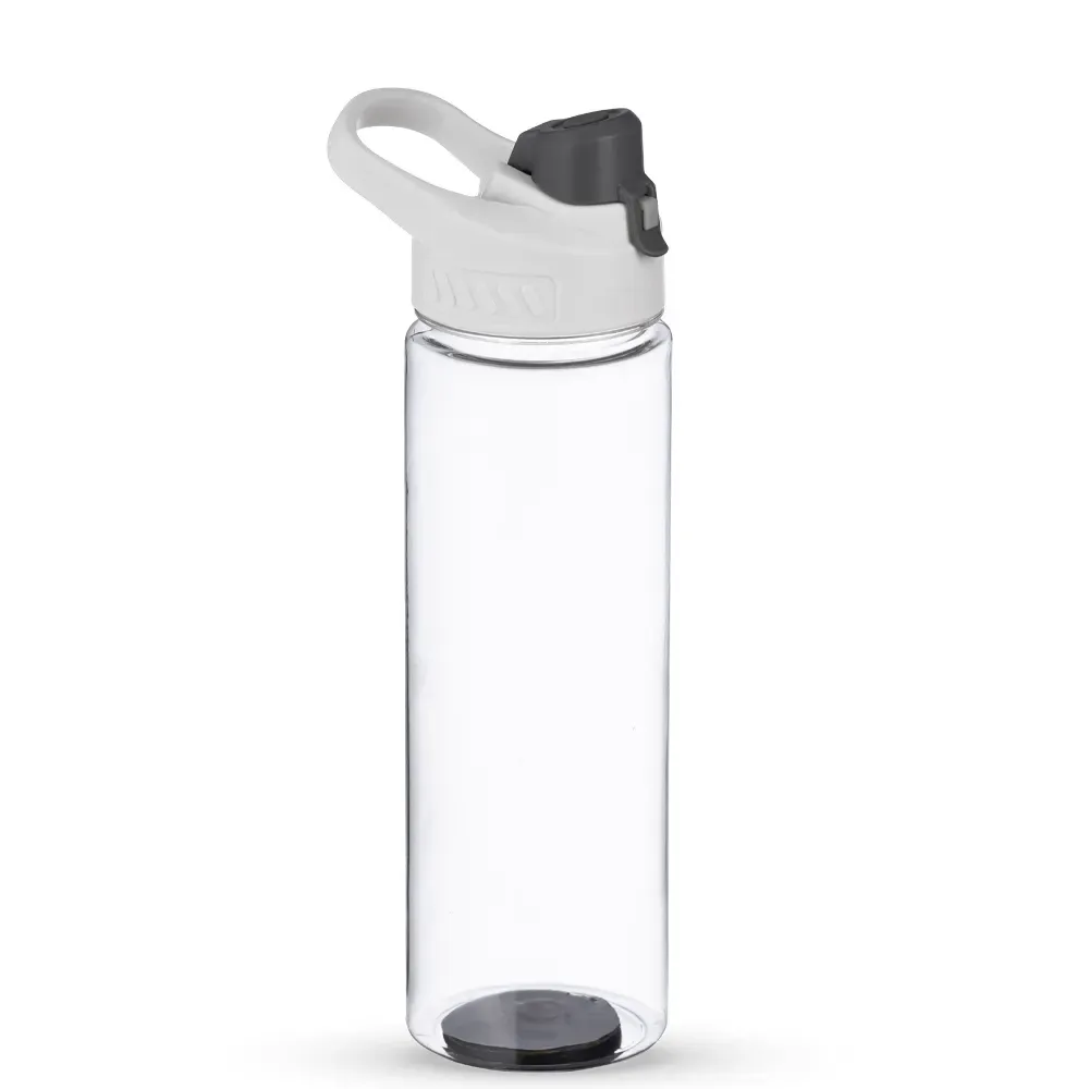 Squeeze plástico personalizado 700ml com trava de segurança, transparente