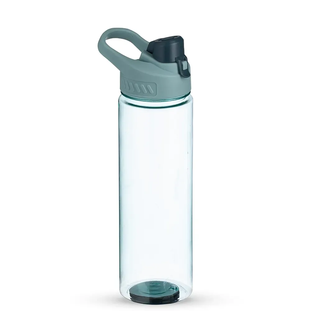 Squeeze plástico personalizado 700ml com trava de segurança, verde claro