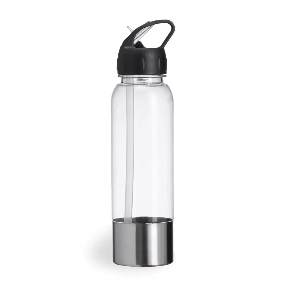 Squeeze plástico 750ml com base de alumínio preto