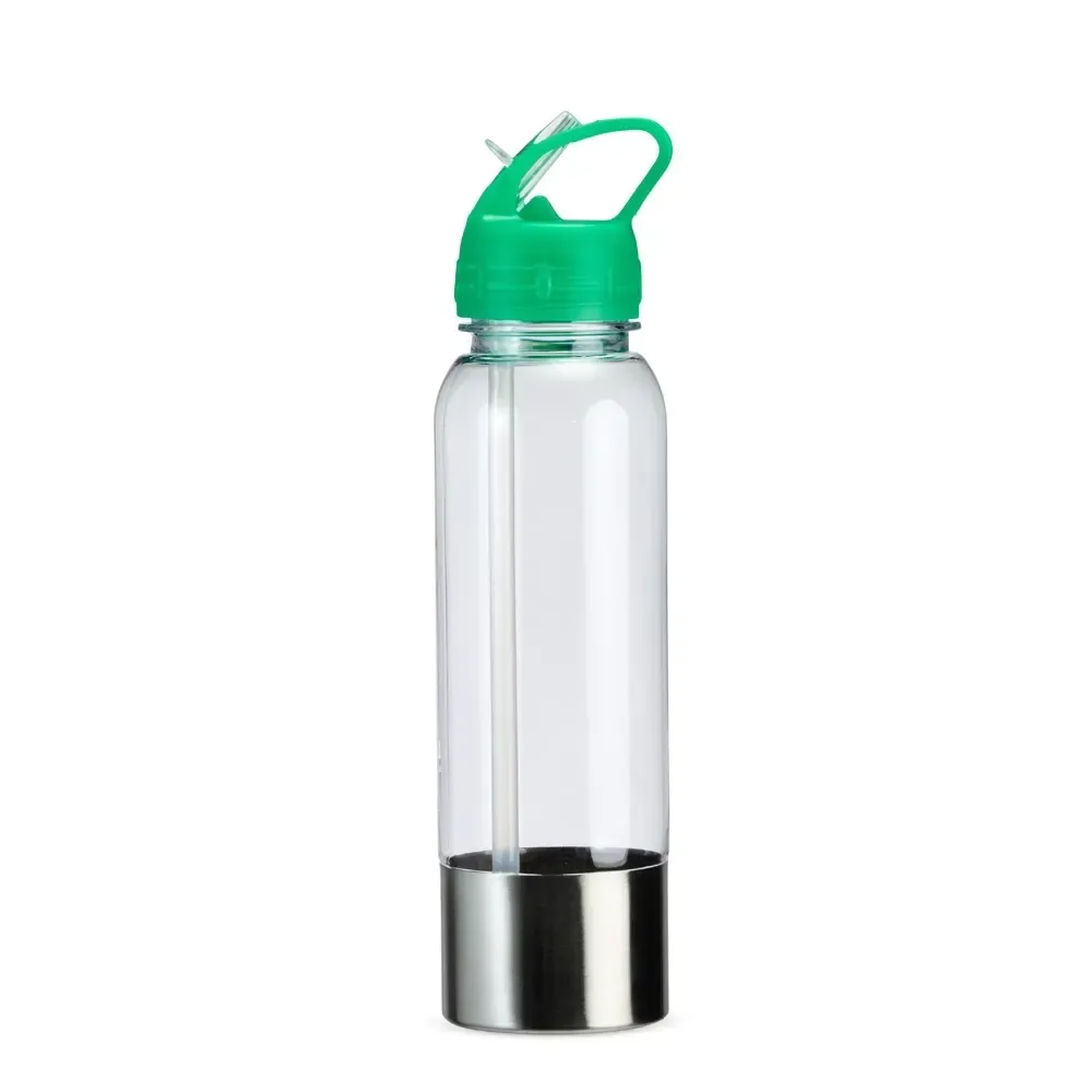 Squeeze plástico 750ml com base de alumínio verde