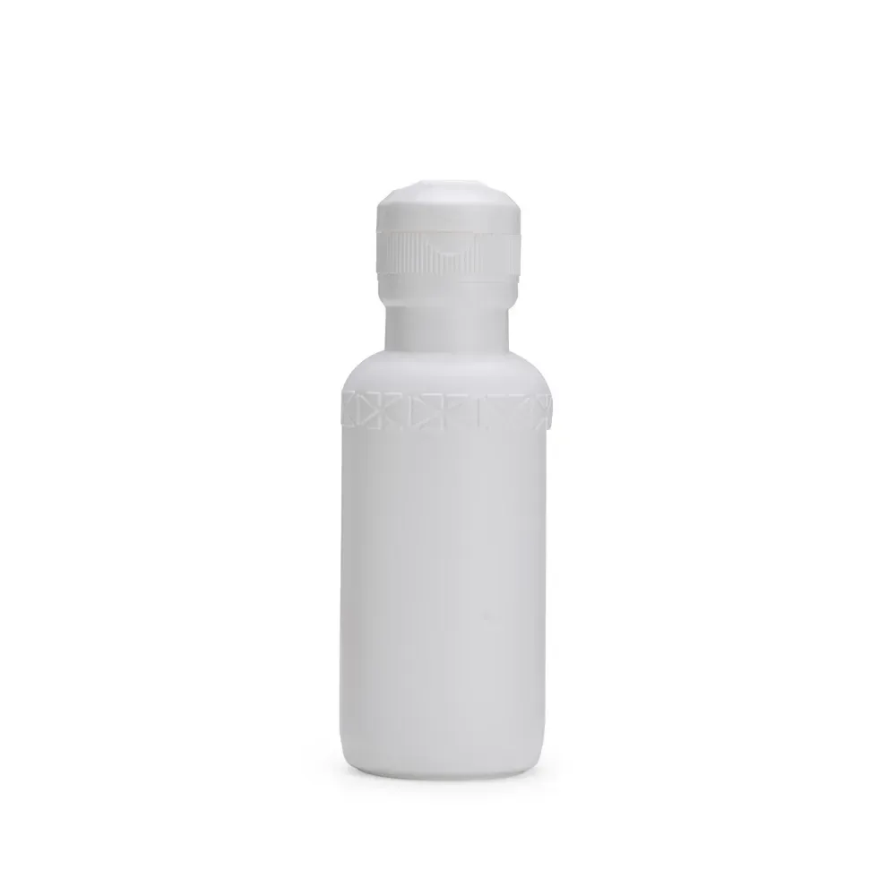 Squeeze plástico PEAD personalizado 500ml, branco